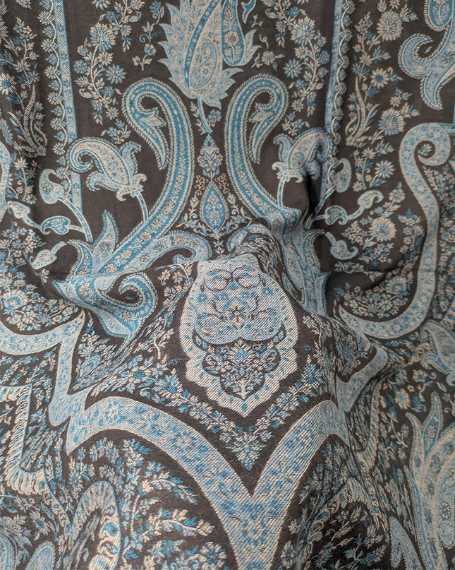 Premium Pure Indian Kani Wool Pashmina Shawl (Ready To Wear)
