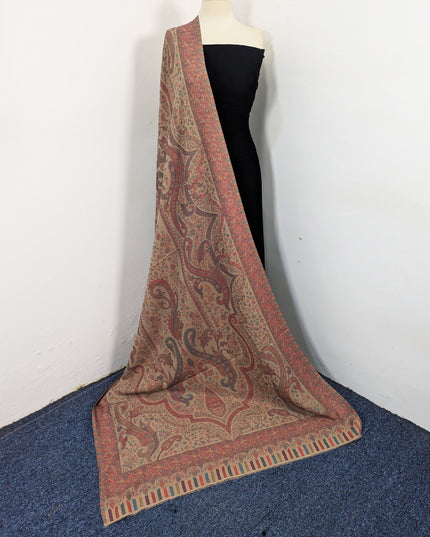 Premium Pure Indian Kani Wool Pashmina Shawl (Ready To Wear)