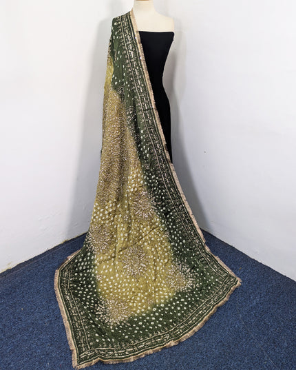 Premium Silk with Handmade Chunnri & Gotta Work Dupatta