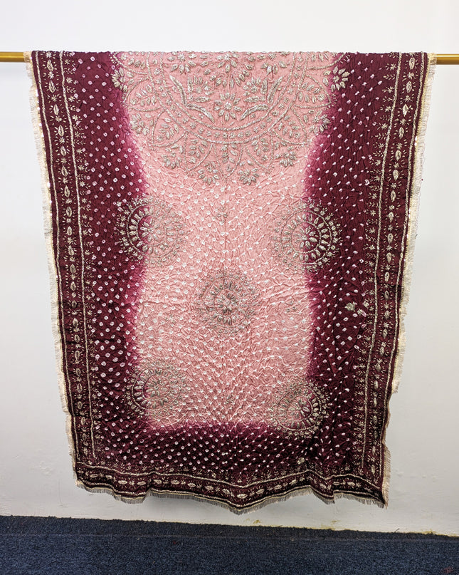 Premium Silk with Handmade Chunnri & Gotta Work Dupatta