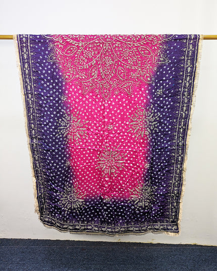 Premium Silk with Handmade Chunnri & Gotta Work Dupatta