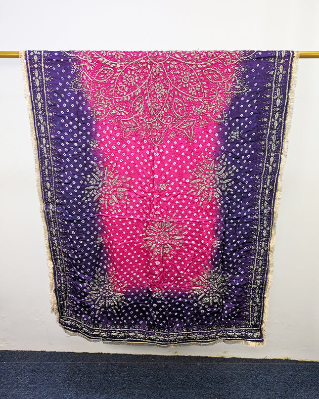 Premium Silk with Handmade Chunnri & Gotta Work Dupatta