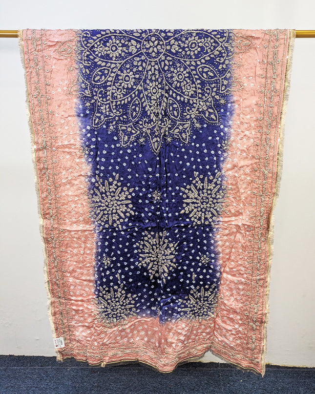 Premium Silk with Handmade Chunnri & Gotta Work Dupatta