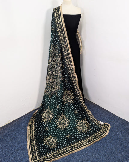 Premium Silk with Handmade Chunnri & Gotta Work Dupatta