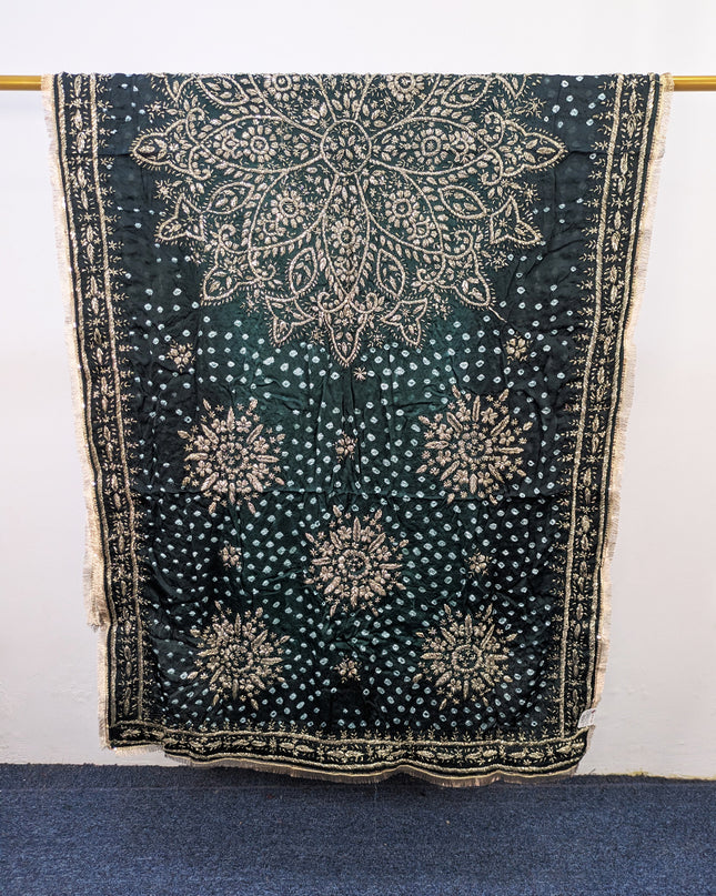 Premium Silk with Handmade Chunnri & Gotta Work Dupatta