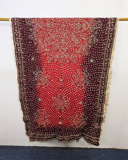 Premium Silk with Handmade Chunnri & Gotta Work Dupatta