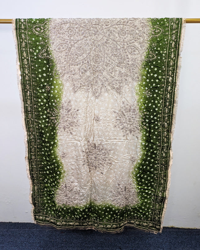 Premium Silk with Handmade Chunnri & Gotta Work Dupatta
