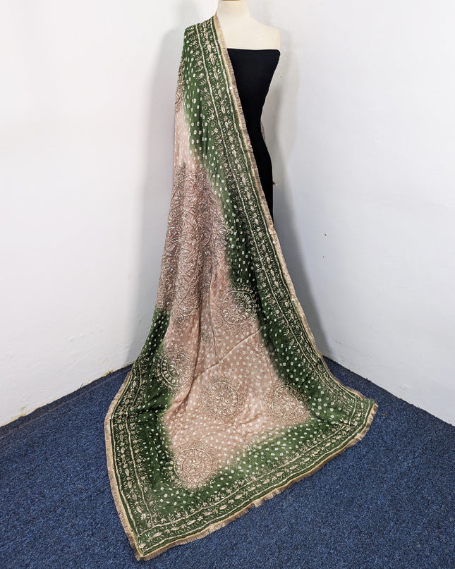 Premium Silk with Handmade Chunnri & Gotta Work Dupatta