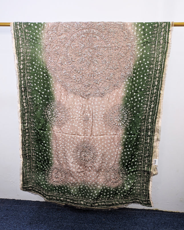 Premium Silk with Handmade Chunnri & Gotta Work Dupatta