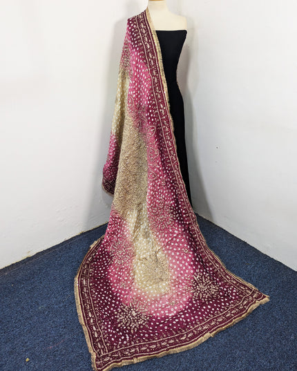 Premium Silk with Handmade Chunnri & Gotta Work Dupatta