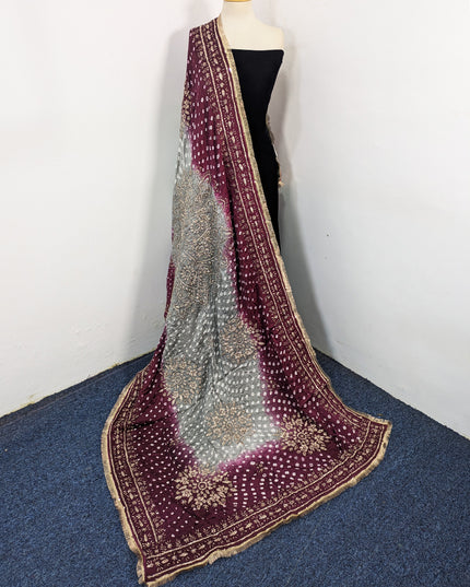 Premium Silk with Handmade Chunnri & Gotta Work Dupatta