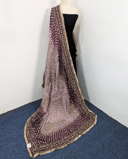 Premium Silk with Handmade Chunnri & Gotta Work Dupatta