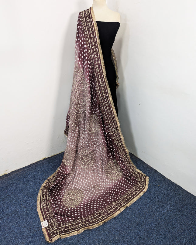 Premium Silk with Handmade Chunnri & Gotta Work Dupatta