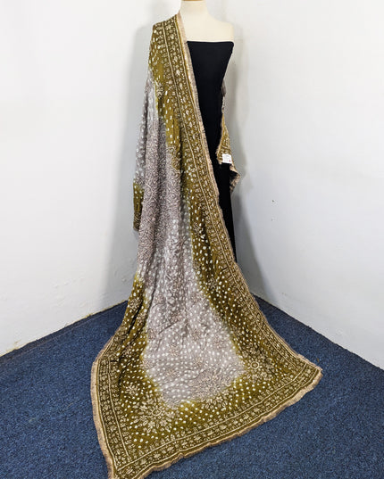 Premium Silk with Handmade Chunnri & Gotta Work Dupatta