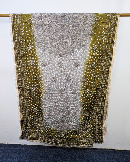 Premium Silk with Handmade Chunnri & Gotta Work Dupatta