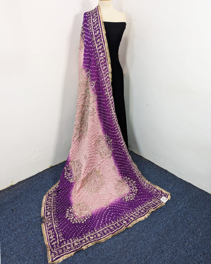Premium Silk with Handmade Chunnri & Gotta Work Dupatta