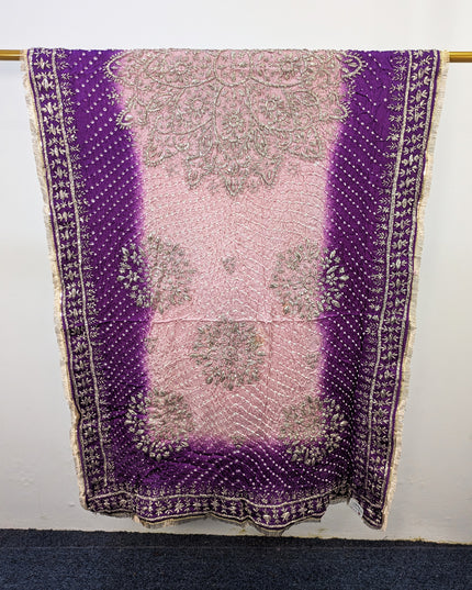 Premium Silk with Handmade Chunnri & Gotta Work Dupatta