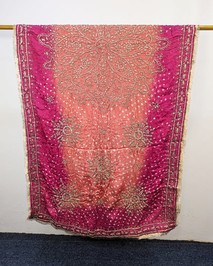 Premium Silk with Handmade Chunnri & Gotta Work Dupatta