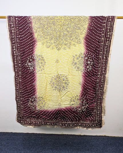 Premium Silk with Handmade Chunnri & Gotta Work Dupatta