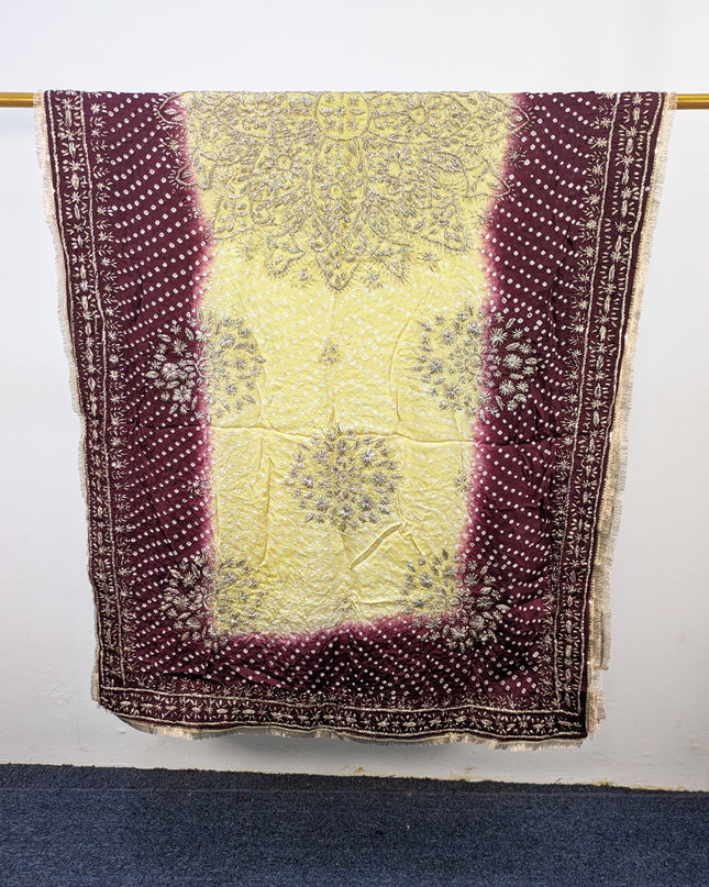 Premium Silk with Handmade Chunnri & Gotta Work Dupatta