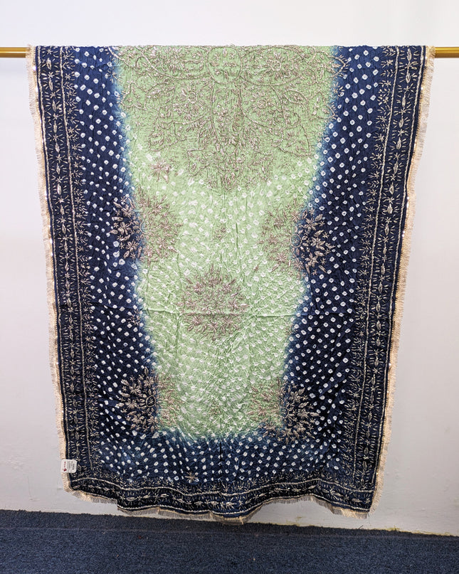 Premium Silk with Handmade Chunnri & Gotta Work Dupatta