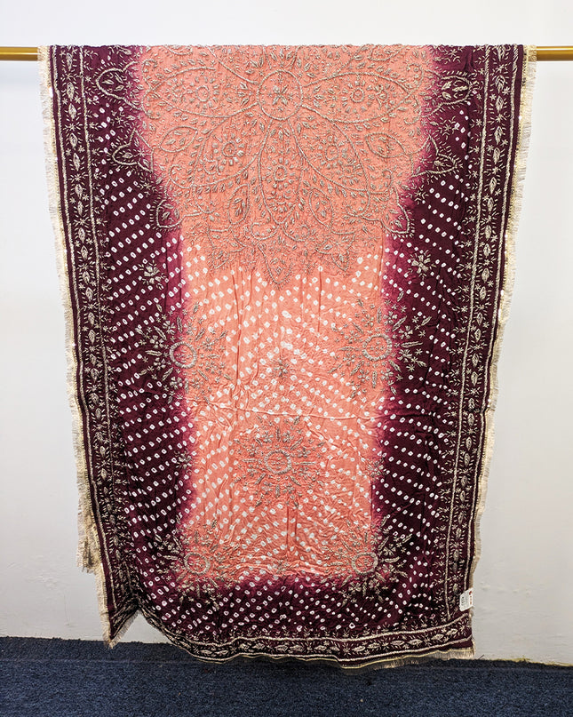 Premium Silk with Handmade Chunnri & Gotta Work Dupatta