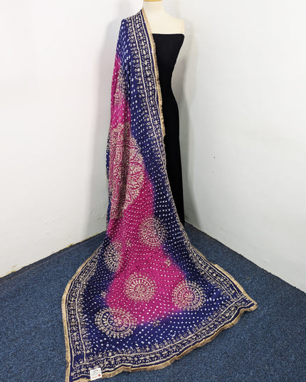 Premium Silk with Handmade Chunnri & Gotta Work Dupatta
