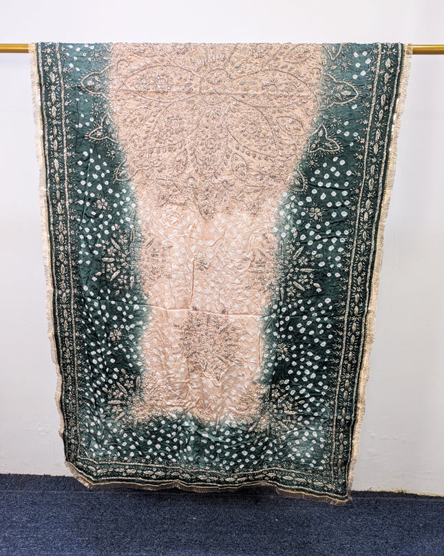 Premium Silk with Handmade Chunnri & Gotta Work Dupatta