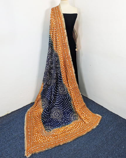 Premium Silk with Handmade Chunnri & Gotta Work Dupatta