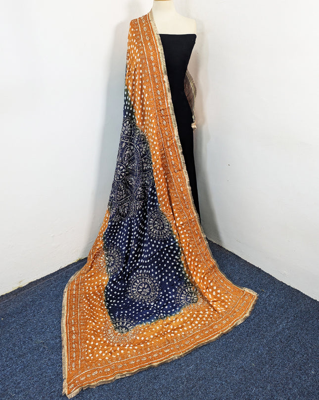 Premium Silk with Handmade Chunnri & Gotta Work Dupatta