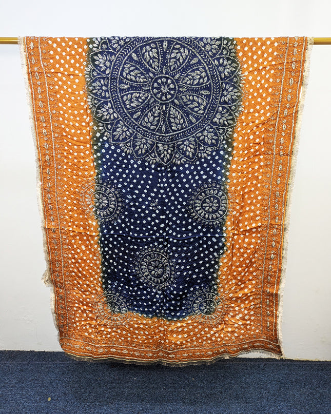 Premium Silk with Handmade Chunnri & Gotta Work Dupatta