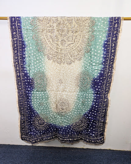 Premium Silk with Handmade Chunnri & Gotta Work Dupatta
