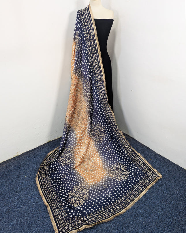 Premium Silk with Handmade Chunnri & Gotta Work Dupatta