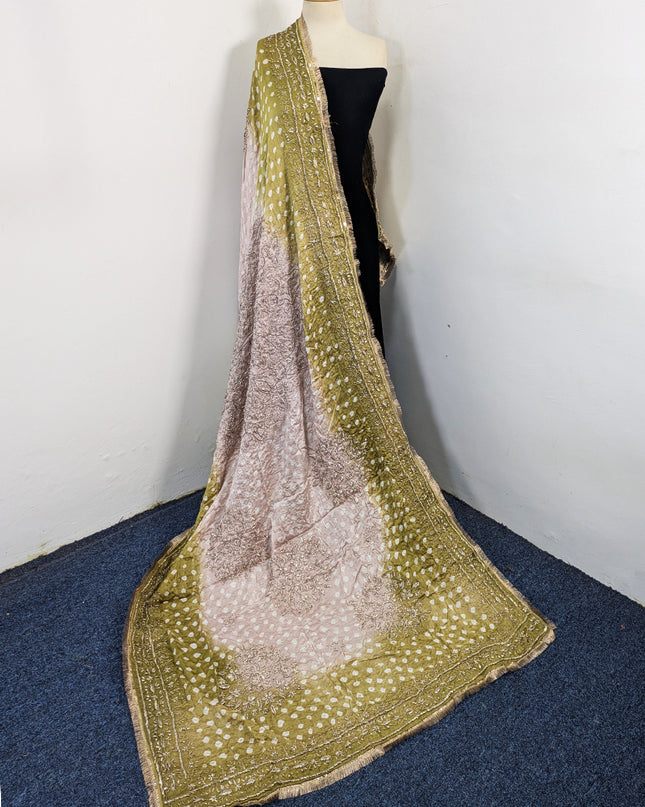 Premium Silk with Handmade Chunnri & Gotta Work Dupatta