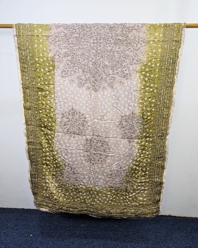 Premium Silk with Handmade Chunnri & Gotta Work Dupatta