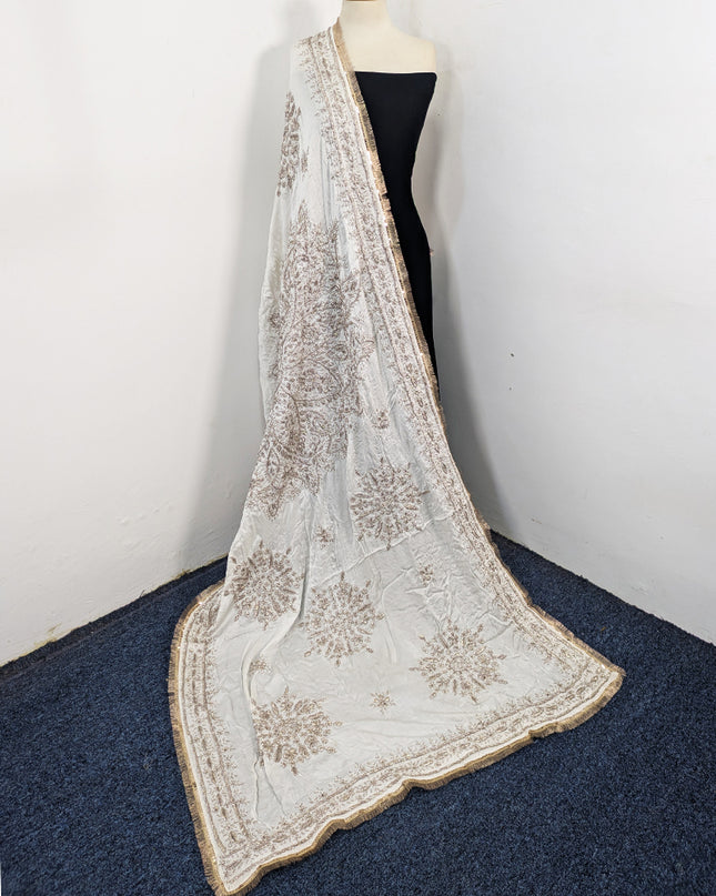 Handmade Gotta Work Silk Dupatta (Dye to Your Choice)