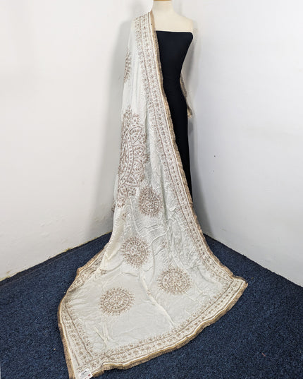 Handmade Gotta Work Silk Dupatta (Dye to Your Choice)