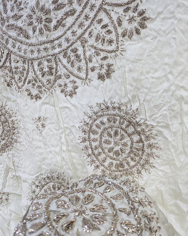 Handmade Gotta Work Silk Dupatta (Dye to Your Choice)