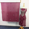 Burgundy / Unstitched