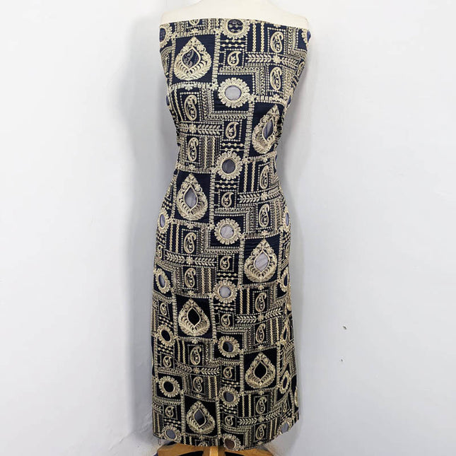 Embroidered Raw Silk Shirt with Chiffon Dupatta 3PC Unstitched