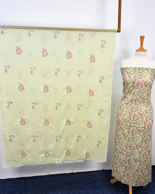 Fancy Embroidered Lawn Full Jaal Embroidered Work With Chiffon Dupatta
