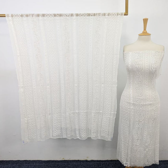 Dyeable Pure China Crinkle with Tarkashi & Shadow Work 2PC Unstitched