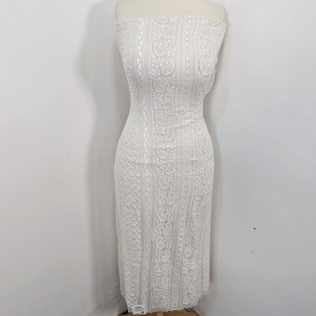 Dyeable Pure China Crinkle with Tarkashi & Shadow Work 2PC Unstitched