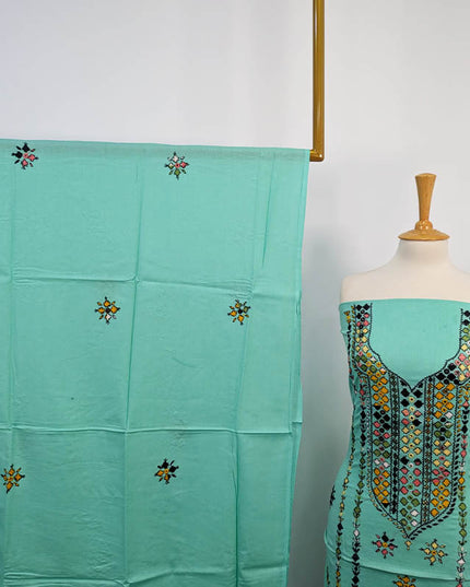 Handmade Embroidered Lawn 3pc Unstitched