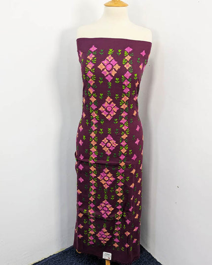 Handmade Embroidered Lawn 3pc Unstitched