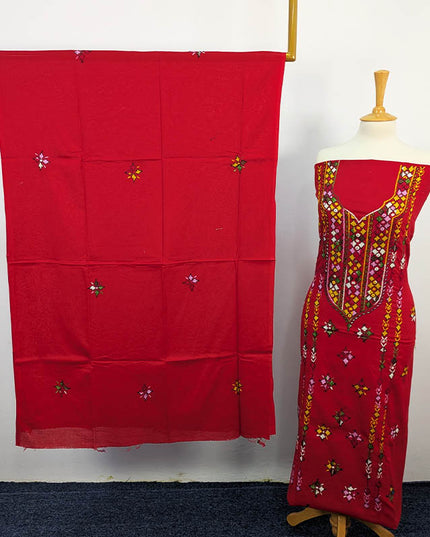 Handmade Embroidered Lawn 3pc Unstitched