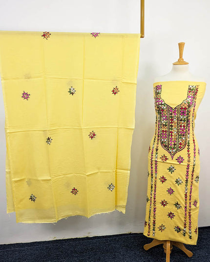 Handmade Embroidered Lawn 3pc Unstitched