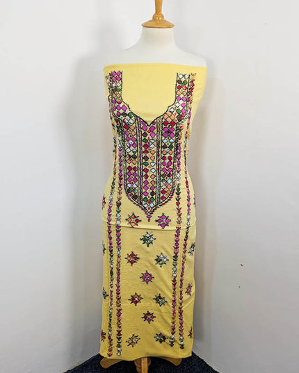 Handmade Embroidered Lawn 3pc Unstitched