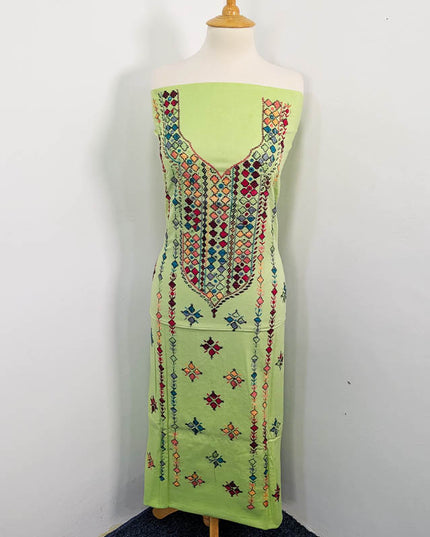 Handmade Embroidered Lawn 3pc Unstitched