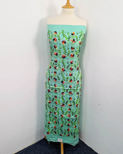 Handmade Embroidered Lawn 3pc Unstitched